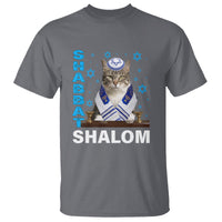 Passover Cat Lover T Shirt Shabbat Shalom Cute Jewish Cat - Wonder Print Shop