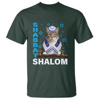 Passover Cat Lover T Shirt Shabbat Shalom Cute Jewish Cat - Wonder Print Shop