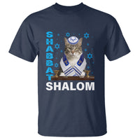 Passover Cat Lover T Shirt Shabbat Shalom Cute Jewish Cat - Wonder Print Shop