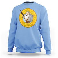 Funny Passover Guns N Moses Jewish Sweatshirt - Wonder Print Shop