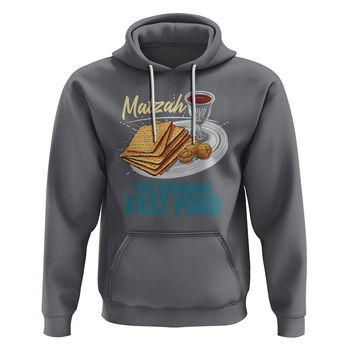 Passover Matzah The Original Fast Food Hoodie - Wonder Print Shop