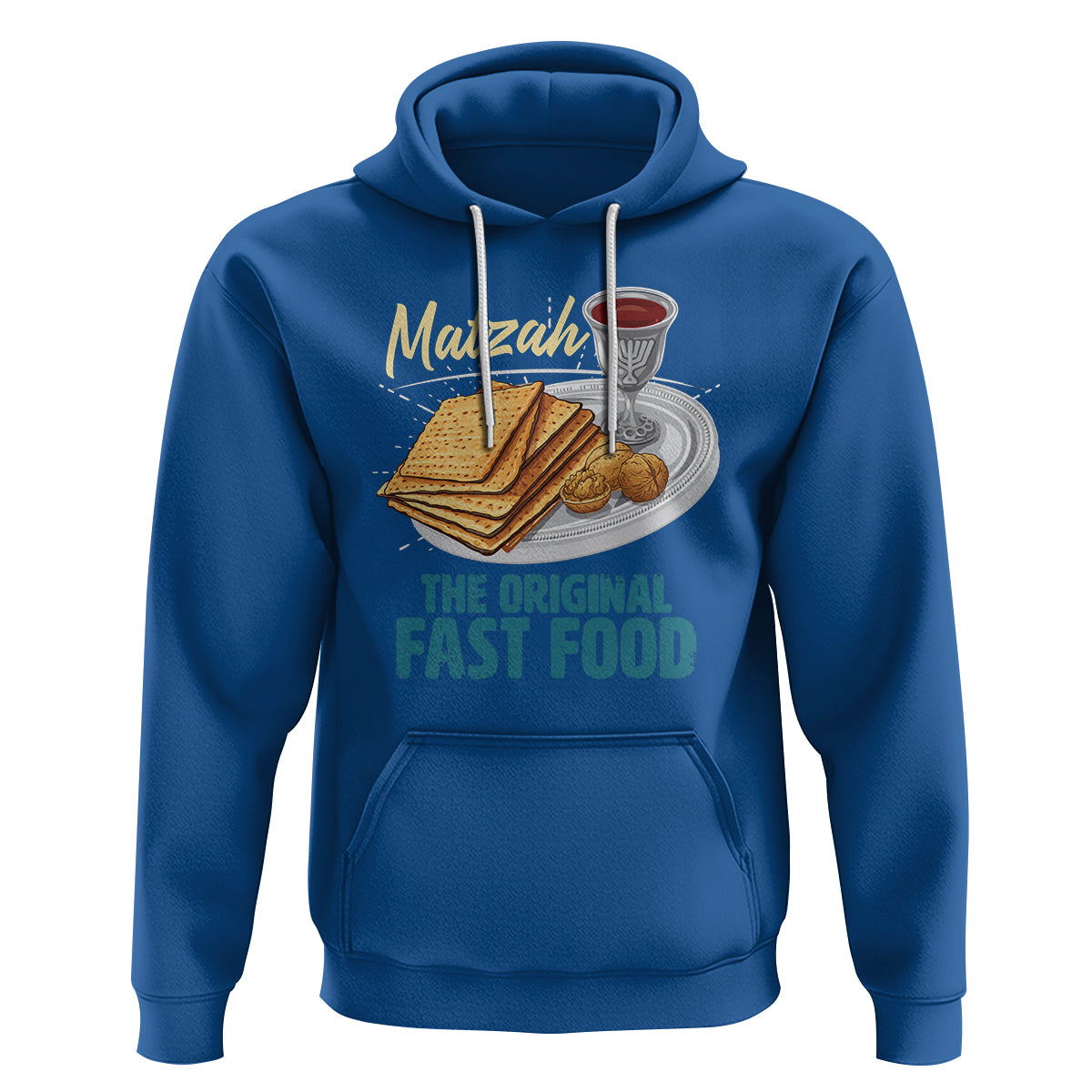 Passover Matzah The Original Fast Food Hoodie - Wonder Print Shop