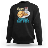 Passover Matzah The Original Fast Food Sweatshirt - Wonder Print Shop