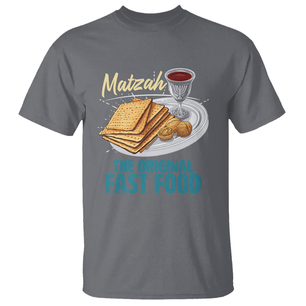 Passover Matzah The Original Fast Food T Shirt - Wonder Print Shop