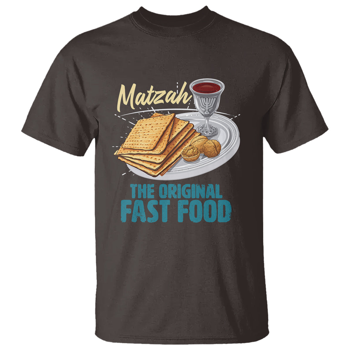 Passover Matzah The Original Fast Food T Shirt - Wonder Print Shop