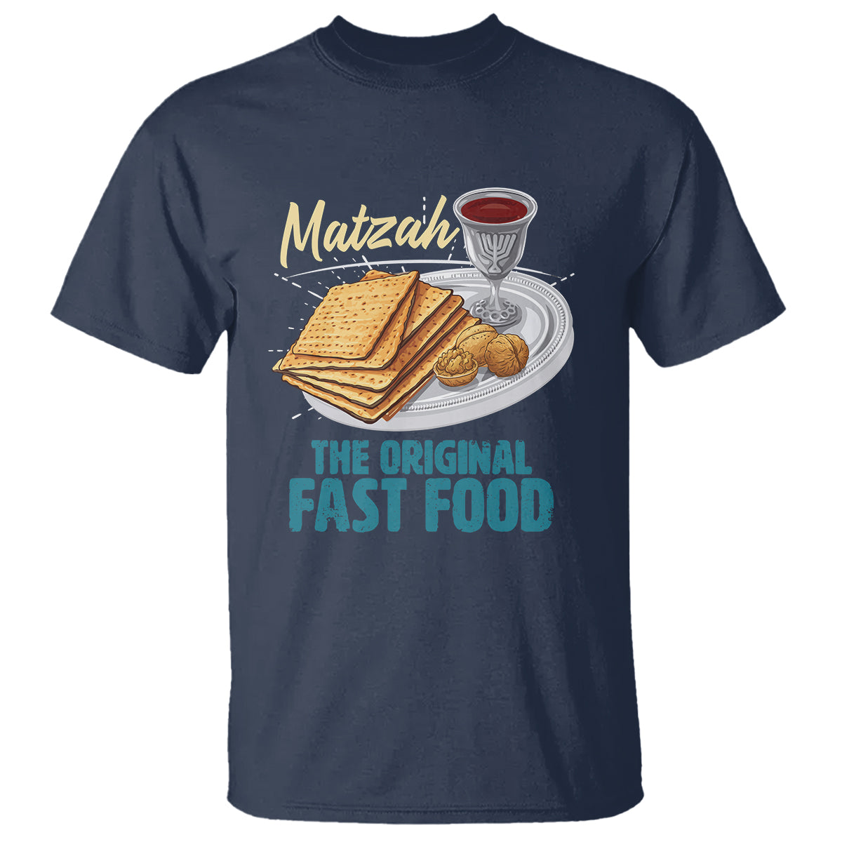 Passover Matzah The Original Fast Food T Shirt - Wonder Print Shop