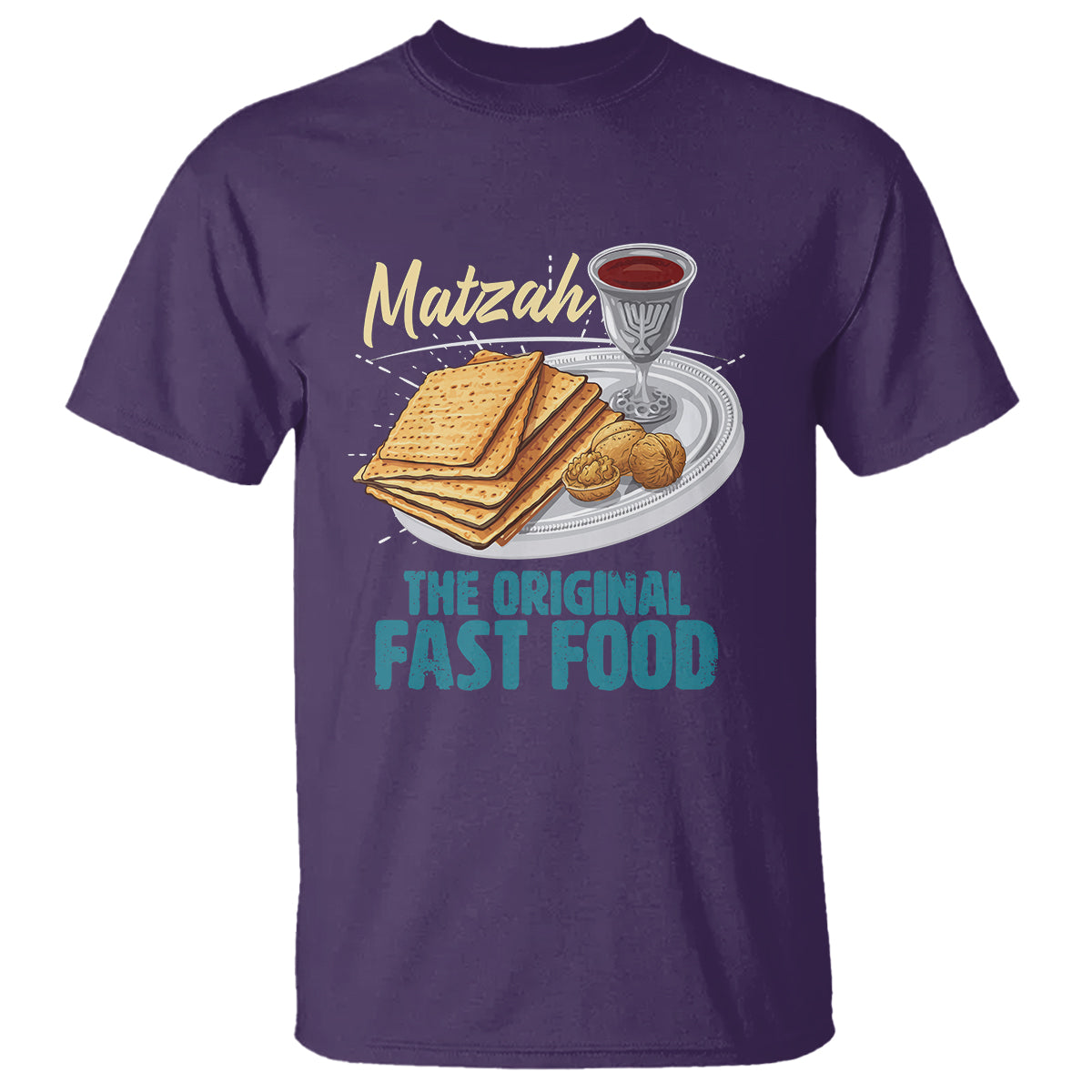 Passover Matzah The Original Fast Food T Shirt - Wonder Print Shop