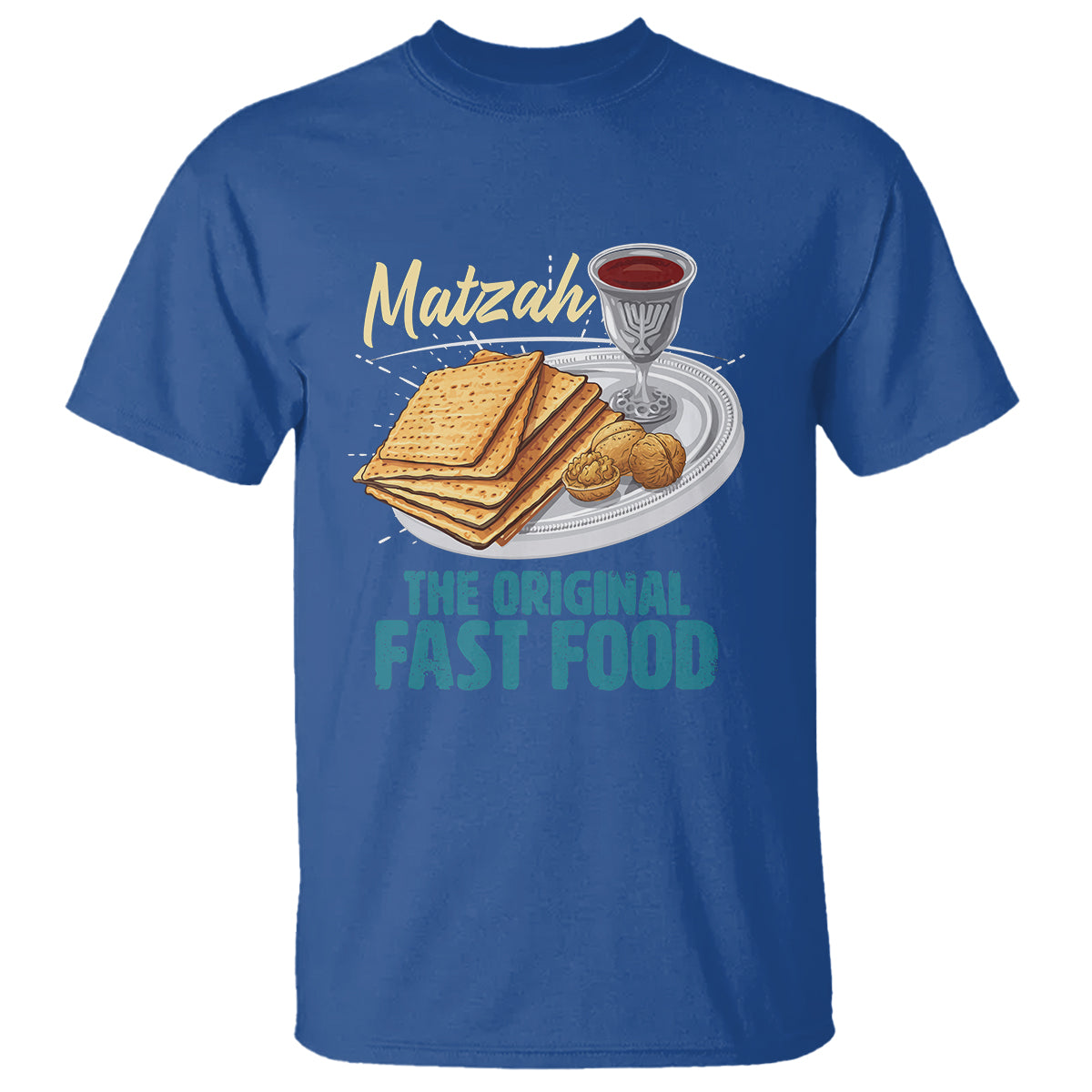 Passover Matzah The Original Fast Food T Shirt - Wonder Print Shop