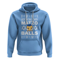 Passover Hoodie Deck The Halls With Matzo Balls Jewish Pesach Soup - Wonder Print Shop