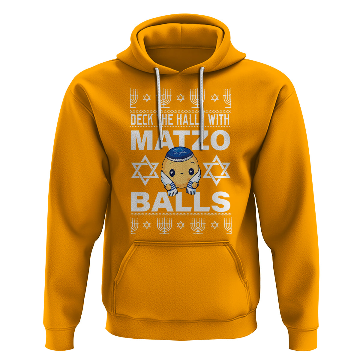 Passover Hoodie Deck The Halls With Matzo Balls Jewish Pesach Soup - Wonder Print Shop