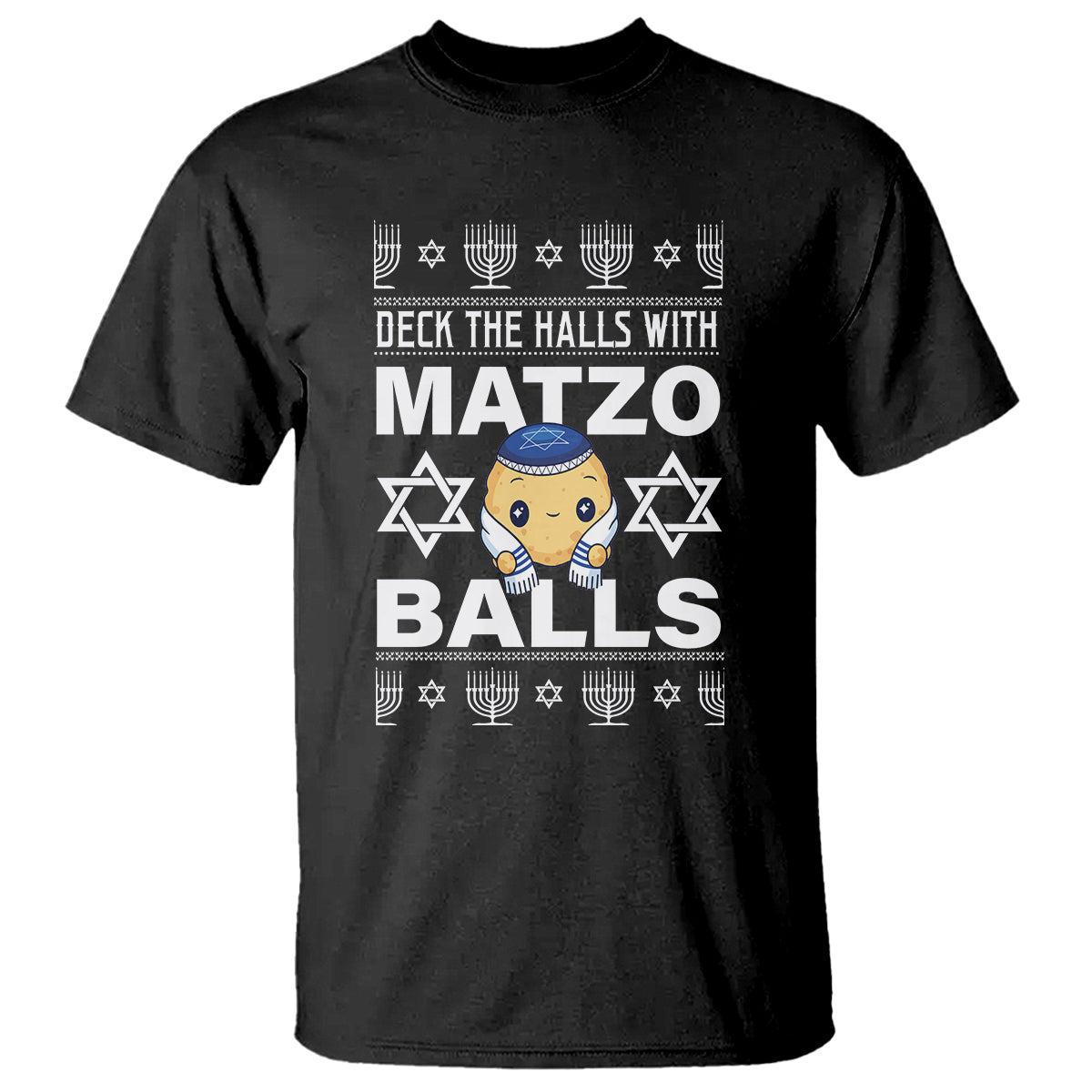 Passover T Shirt Deck The Halls With Matzo Balls Jewish Pesach Soup - Wonder Print Shop
