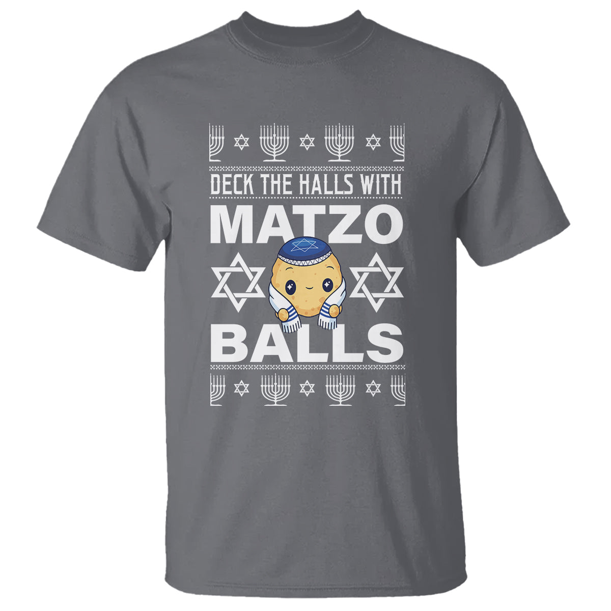Passover T Shirt Deck The Halls With Matzo Balls Jewish Pesach Soup - Wonder Print Shop