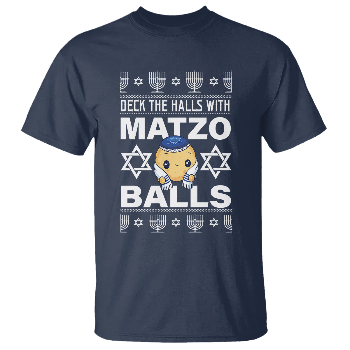 Passover T Shirt Deck The Halls With Matzo Balls Jewish Pesach Soup - Wonder Print Shop