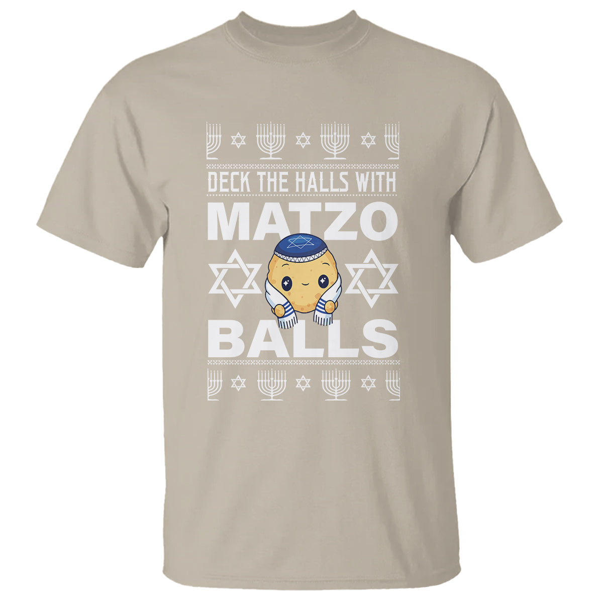 Passover T Shirt Deck The Halls With Matzo Balls Jewish Pesach Soup - Wonder Print Shop