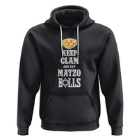 Funny Passover Hoodie Keep Calm Eat Matzo Balls - Wonder Print Shop