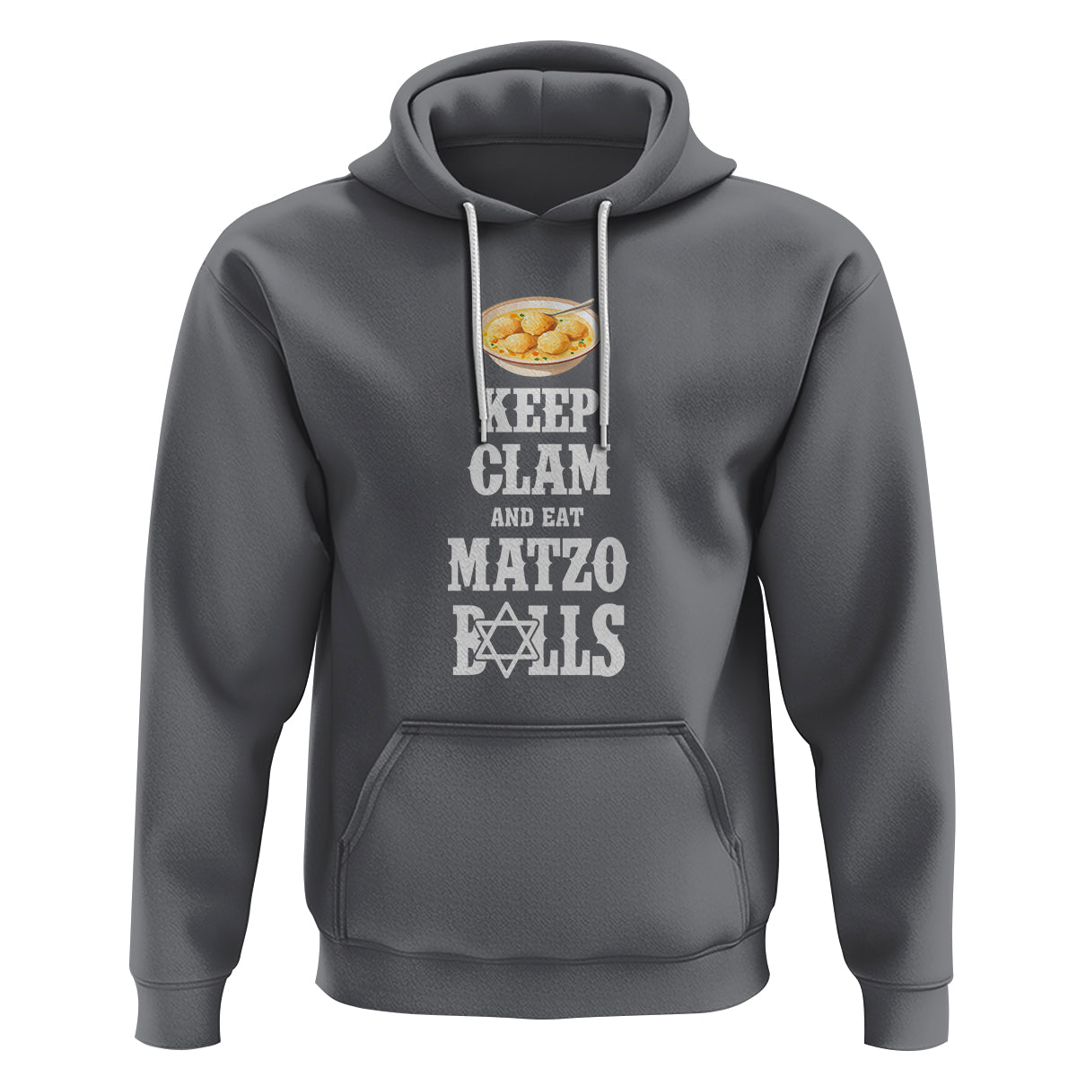 Funny Passover Hoodie Keep Calm Eat Matzo Balls - Wonder Print Shop