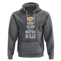 Funny Passover Hoodie Keep Calm Eat Matzo Balls - Wonder Print Shop