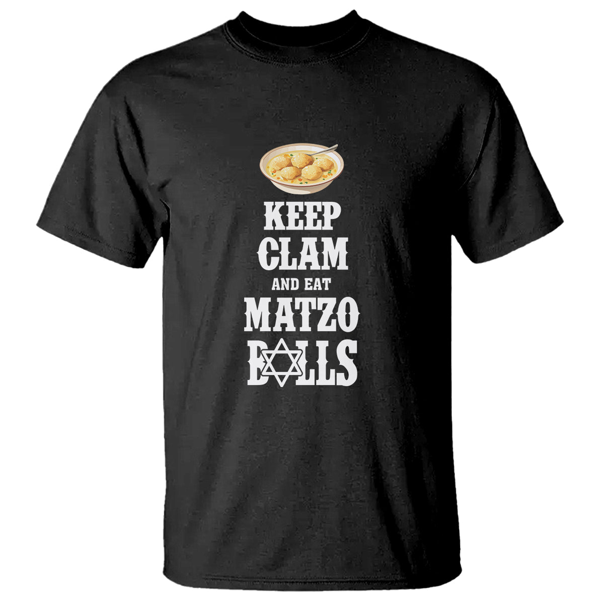 Funny Passover T Shirt Keep Calm Eat Matzo Balls - Wonder Print Shop