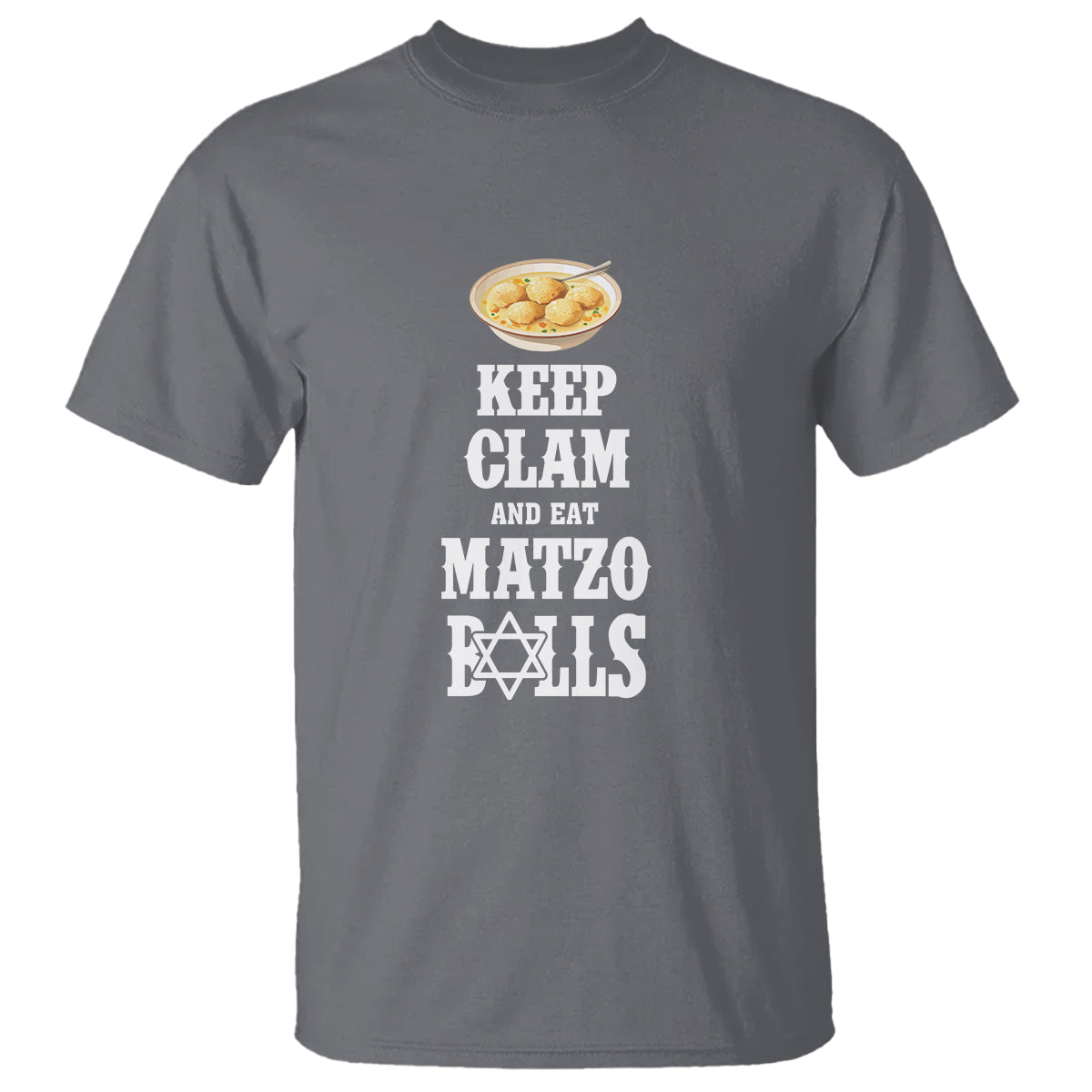 Funny Passover T Shirt Keep Calm Eat Matzo Balls - Wonder Print Shop