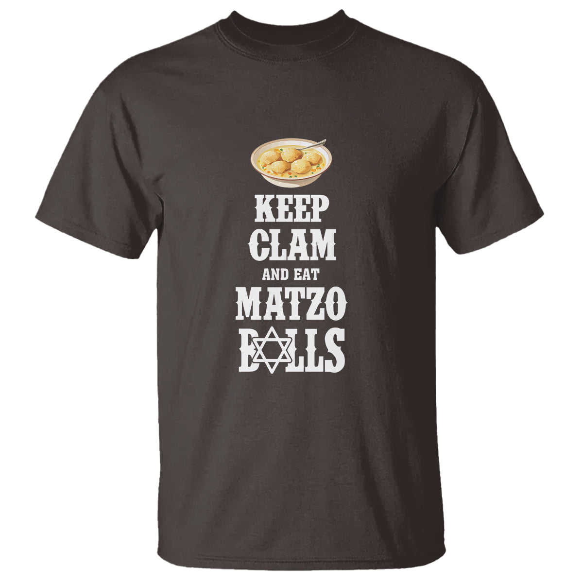 Funny Passover T Shirt Keep Calm Eat Matzo Balls - Wonder Print Shop