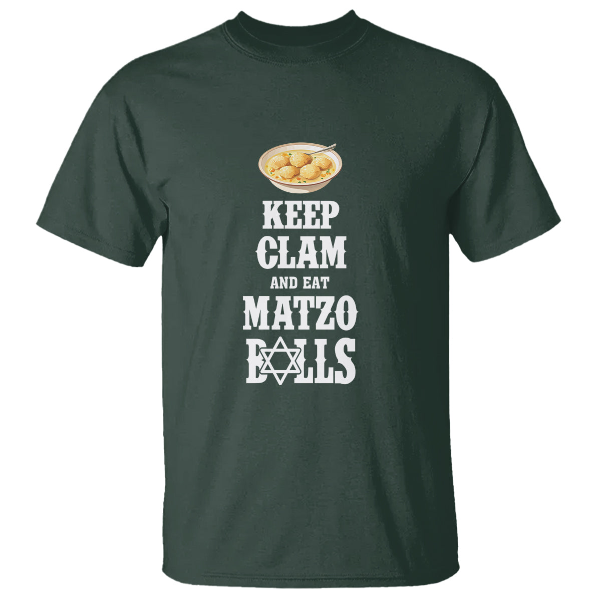 Funny Passover T Shirt Keep Calm Eat Matzo Balls - Wonder Print Shop