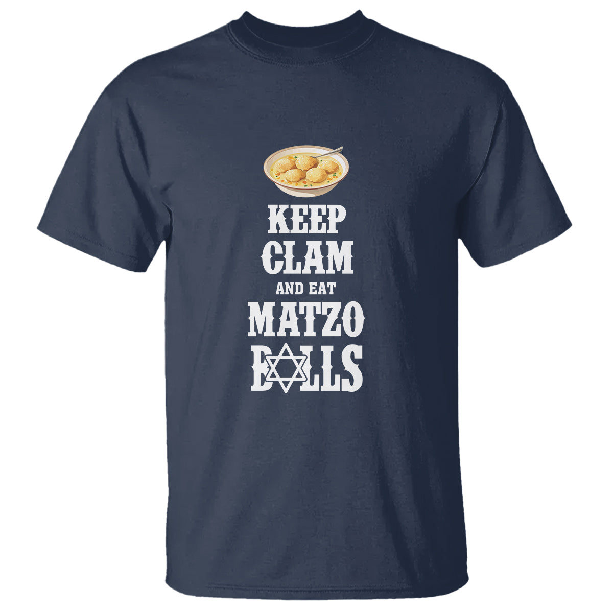 Funny Passover T Shirt Keep Calm Eat Matzo Balls - Wonder Print Shop