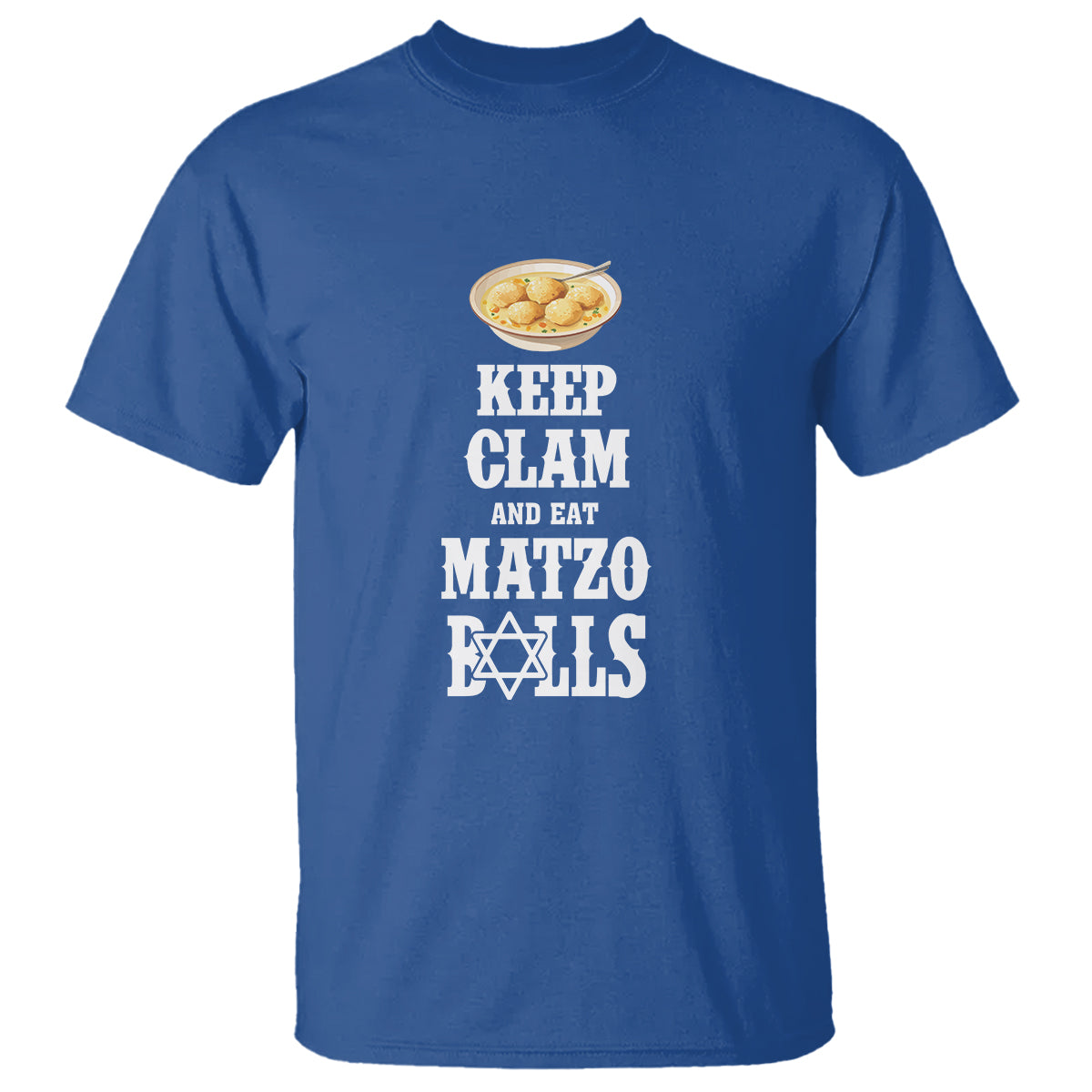 Funny Passover T Shirt Keep Calm Eat Matzo Balls - Wonder Print Shop