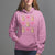 Easter Day Hoodie Pink Coquette Bow Cute Bunny Girls Women - Wonder Print Shop