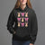 Easter Day Hoodie Pink Coquette Bow Cute Bunny Girls Women - Wonder Print Shop