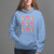 Easter Day Hoodie Pink Coquette Bow Cute Bunny Girls Women - Wonder Print Shop