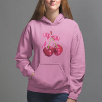 Coquette Hoodie Kawaii Cherry Aesthetic Trendy Girly Girl - Wonder Print Shop