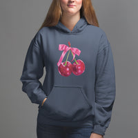 Coquette Hoodie Kawaii Cherry Aesthetic Trendy Girly Girl - Wonder Print Shop