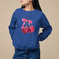 Coquette Sweatshirt Kawaii Cherry Aesthetic Trendy Girly Girl - Wonder Print Shop