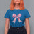 Coquette T Shirt For Women Pink Ribbon Aesthetic Trendy Girly Girl - Wonder Print Shop