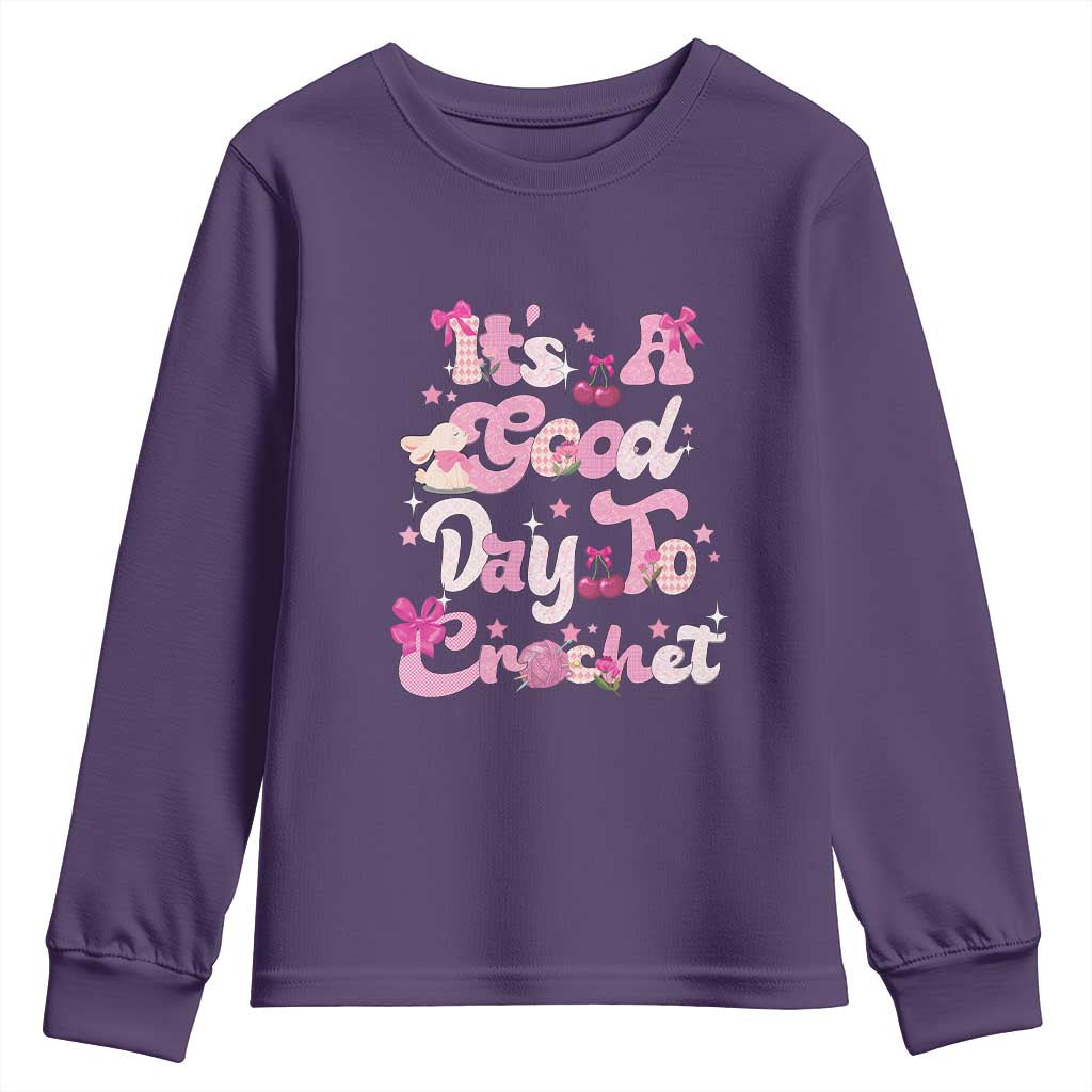 It’s A Good Day to Crochet Youth Sweatshirt