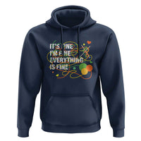 Funny Crochet Hoodie It's Fine I'm Fine Everything Is Fine Knitting