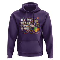 Funny Crochet Hoodie It's Fine I'm Fine Everything Is Fine Knitting