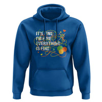 Funny Crochet Hoodie It's Fine I'm Fine Everything Is Fine Knitting