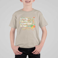 Funny Crochet T Shirt For Kid It's Fine I'm Fine Everything Is Fine Knitting