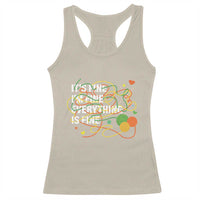 Funny Crochet Racerback Tank Top It's Fine I'm Fine Everything Is Fine Knitting