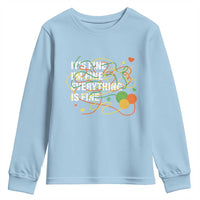 Funny Crochet Youth Sweatshirt It's Fine I'm Fine Everything Is Fine Knitting