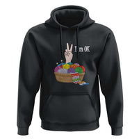 Funny Crochet Hoodie I'm Ok Knitting