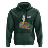 Funny Crochet Hoodie I'm Ok Knitting