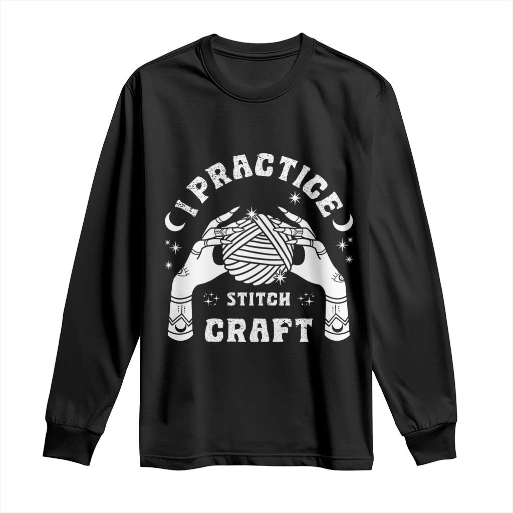 Witch Crochet Long Sleeve Shirt I Practice Stitch Craft