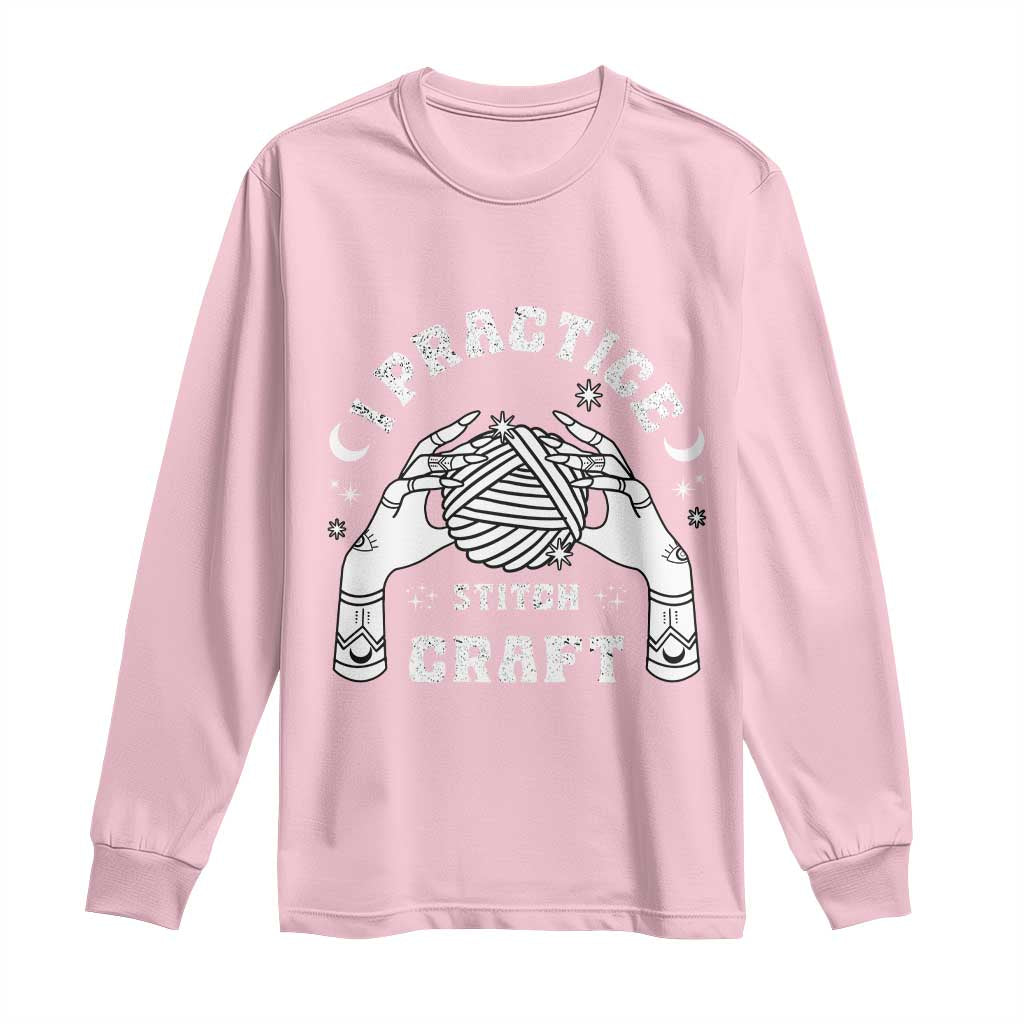 Witch Crochet Long Sleeve Shirt I Practice Stitch Craft