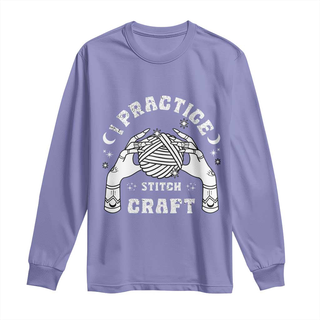 Witch Crochet Long Sleeve Shirt I Practice Stitch Craft