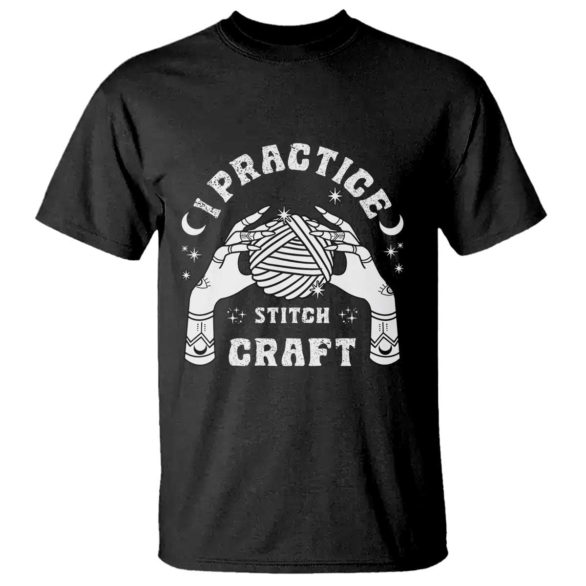 Witch Crochet T Shirt I Practice Stitch Craft