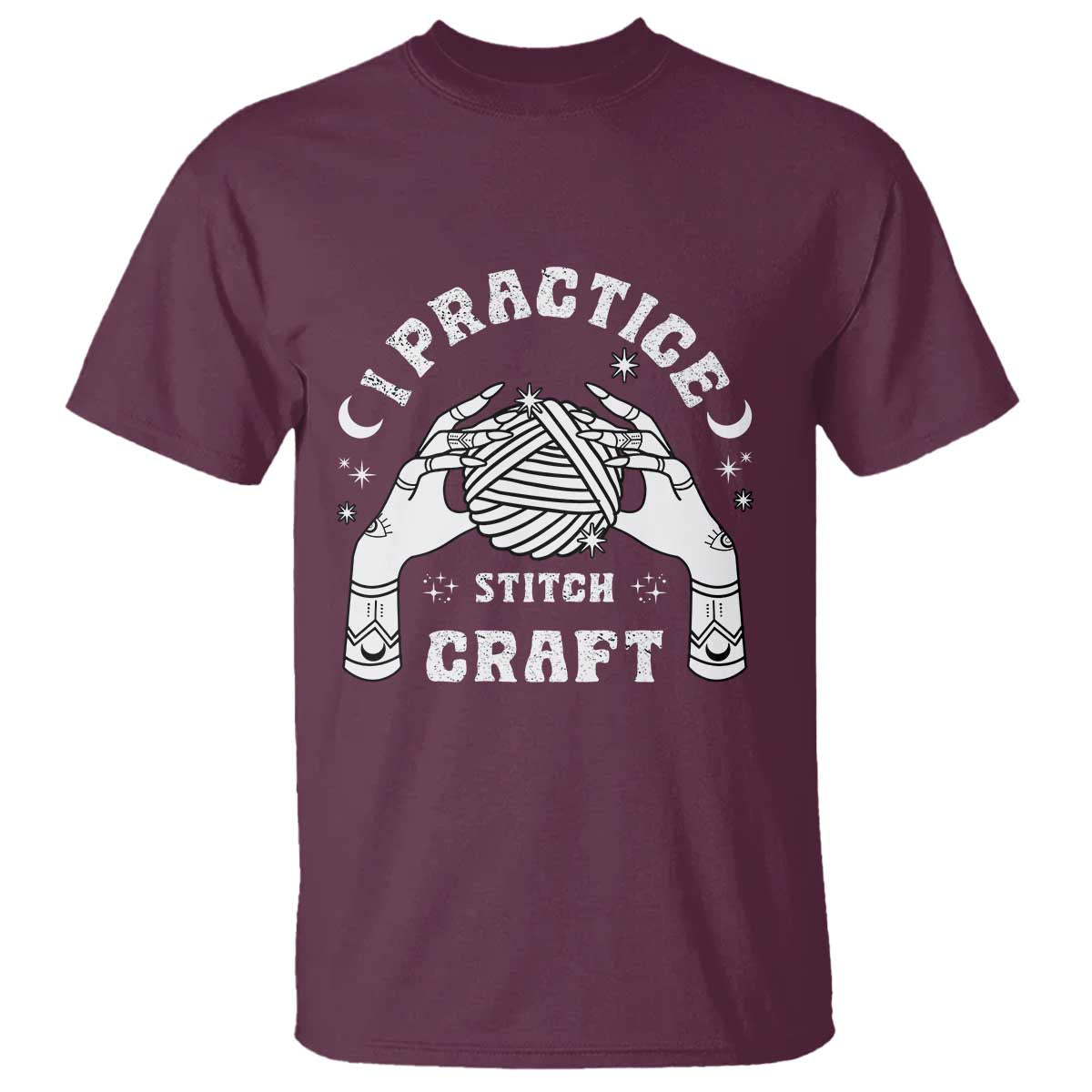 Witch Crochet T Shirt I Practice Stitch Craft