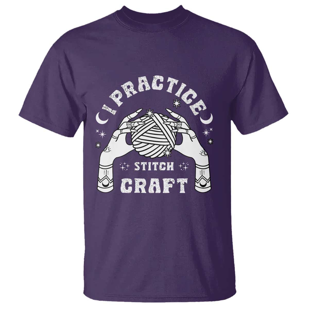 Witch Crochet T Shirt I Practice Stitch Craft