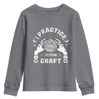Witch Crochet Youth Sweatshirt I Practice Stitch Craft